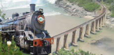Outeniqua Choo Choo steam train in Wilderness